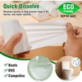thumbnail image 3 of Travel Toilet Paper 12 Rolls – Coreless & Individually Wrapped, Compact Packable Tissue for Camping, RV, Hiking, Outdoor Trips, Waterproof Portable Bathroom Tissue (12), 3 of 5