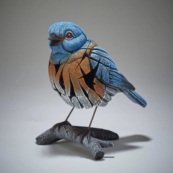 Enesco Edge Sculptures Western Bluebird Figurine 8.1in H