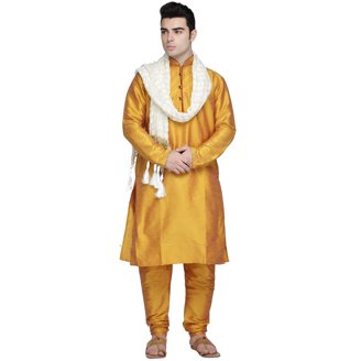 SKAVIJ Kurta Pyjama - Indiase Etnische Feestjurk - Herenkostuum