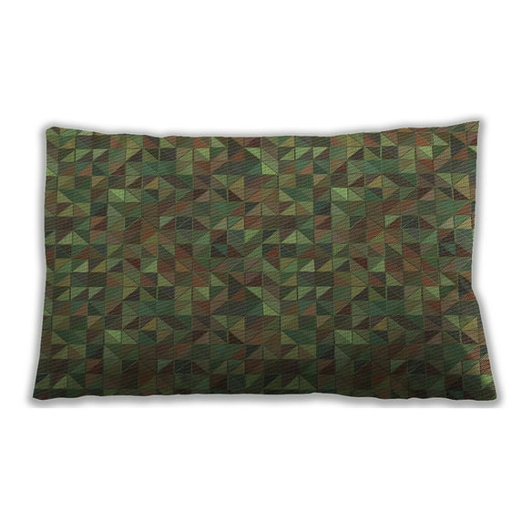 Ahgly Company Indoor Rectangular Contemporary Lumbar Throw Pillow, 13 inch by 19 inch