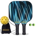 thumbnail image 1 of Pickleball Factory PB00039-6-G Pickleball Paddle Set - Neon Light Pro Pickleball Paddle, Pickle Ball Starter Kit, Glassfiber Graphite, 1 of 1