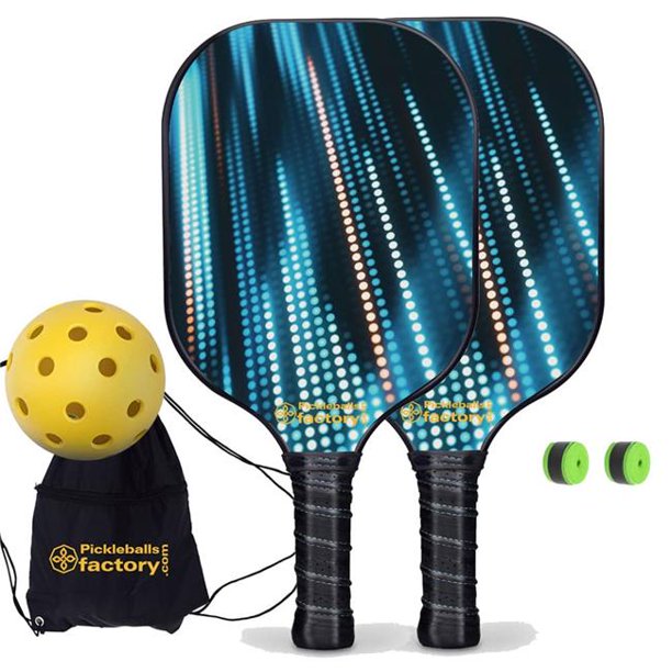 Pickleball Factory PB000396C Pickleball Paddle Set Neon Light Pro