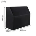 thumbnail image 1 of 153*60*110cm Full Cover Upright Pianoforte Protective Cover for Dustproof, 1 of 7