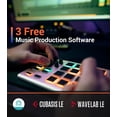 thumbnail image 3 of Xjam Mobile Studio MIDI Pad Controller - Marco de aluminio ultrafino estilo Apple, sensible a la vel, 3 of 8
