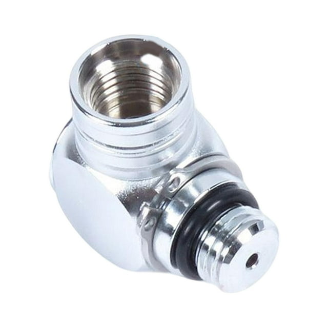 koolsoo Regulator Hose Adapter for Scuba Diving 360 Degree Rotation Brass High Pressure