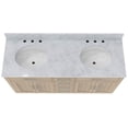thumbnail image 7 of Dreamline VFDX602234RWMWH Dexterity 60" Free Standing Double Basin Vanity Set - White, 7 of 7