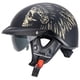 thumbnail image 1 of Medio casco de moto VCOROS VHF04 Matte Indian XL DOT, 1 of 8