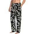 thumbnail image 2 of Xecao Daisies Flowers Men's Straight Lounge Pajama Pants: The Ultimate in Comfortable Sleepwear, 2 of 9