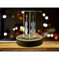thumbnail image 3 of Viola 3D Engraved Crystal 3D Engraved Crystal Keepsake/Gift/Decor/Collectible/Souvenir, 3 of 7