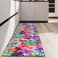 thumbnail image 4 of Pioneer Flower Floral Print Pattern Kitchen Rug Mat,Kitchen Runner Rugs Non Skid Washable,Decorative Kitchen Floor Mats for Kitchen,Sink,Laundry,17"X47", 4 of 5