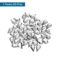 thumbnail image 3 of Uxcell 50Pcs Gotas de Acrílico de Fondo Plano 0.24" x 0.39" Rhinestones Artificiales para Manualidades DIY, Boda, Fiesta, Pintura Facial, Joyería, 3 of 7