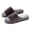 Gray, variant on Women's Casual Versatile Warm One-Strap Open-Toe Furry Slippers Stylish Fall And Winter Thick-Soled Indoor Sandals