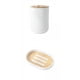 thumbnail image 1 of bote de basura de baño,Juego de accesorios de baño de 6 piezas Dispensador de loción de jabón,Cepillo de dientes Soporte para pasta de dientes Jabonera Vaso,Juego de accesorios para, 1 of 9
