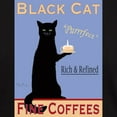 thumbnail image 3 of CafePress - Black Cat Coffee Dark T Shirt - Men's Classic Graphic Cotton T-Shirt, 3 of 4