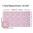 thumbnail image 3 of Castle Fairy Safari Leopard Fabric by the Yard 5 Yards, Cheetah Print Fabric for Sewing, Woodland Wildlife Home Decor Fabric by the Yard, Pink White Room Decor, 3 of 6