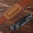 thumbnail image 5 of pangttianRetro Leather Knife Sheath with Belt Clip â Handmade Horizontal Carry Holster for Folding/Pocket Knives, Leather Scabbard for Men (Black/Brown/Coffee), 5 of 6