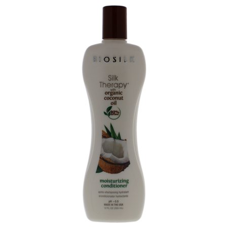 Silk Therapy with Coconut Oil Moisturizing Conditioner by Biosilk for Unisex - 12