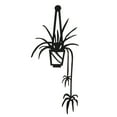 thumbnail image 1 of unbranded En Pared De Hierro Forjado Con Floral Negro Para Oficina O Jardín, 1 of 6