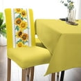 thumbnail image 5 of Dining Chair Slipcover, Sunflower Summer Flower Yellow Floral Chair Protector Stretch Parsons Chair Covers for Dining Room, Restaurant, Kitchen, Party, Set of 8, 5 of 5