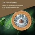 thumbnail image 4 of 6 Pcs  Practical Woven Placemat Heat Insulation Pad Table Protector Mat for Home, 4 of 6