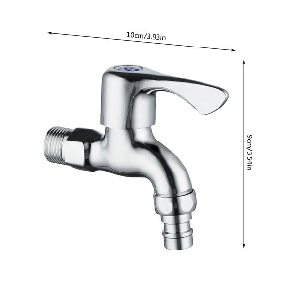 JJKBVCLO Robinet Maison Noyau en Cuivre Matériau en Acier Inoxydable Durable Machine à Laver Salle de Bain Cuisine Robinet Outils Matériel