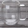 thumbnail image 2 of 11.8 Oz Double Walled Glass Coffee Mugs, Tea Mugs with Clear Crystal Handle, Cappuccino Coffee Milk Breakfast Cup, Creative Gifts Home Office Wall Glassware, 2 of 7