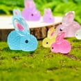 thumbnail image 4 of JZROCKER Pack of 500 Tiny Rabbits Glow in the Dark Bunnies Figurines Garden Decoration, 4 of 13