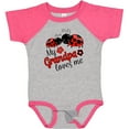 thumbnail image 3 of Inktastic My Grandpa Loves Me with Cute Ladybugs Boys or Girls Baby Bodysuit, 3 of 5