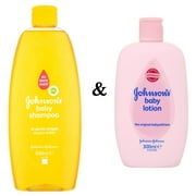 Johnsons Baby Shampoo & Johnsons Baby 300 Ml Baby Lotion