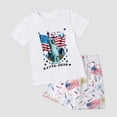 thumbnail image 7 of Ketyyh-chn99 Toddler Patriotic Clothes Girls Short Sleeved Shorts Set Comfortable Breathable Independence Day Girls Set Size for 9-10 Years,White, 7 of 7