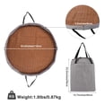 thumbnail image 2 of RedSwing Washable Dog Bed Pad for Large Dogs, Portable Crate Pad and Car Seat Cushion Mat with Handles, Round 43", 2 of 8