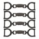 thumbnail image 1 of 4 hebillas de metal para zapatos: hebillas de cadena de metal ajustables decorativas para zapatos, cinturones, ropa y pantalones, costura y manualidades., 1 of 7