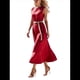 thumbnail image 2 of Vestido de Verano Vintage para Mujer, Holgado, Sin Mangas, , Cuello Redondo, Color Liso. Rojo M, 2 of 6