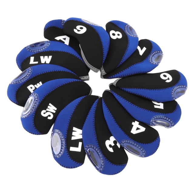 Golf Club Head Cover Set Scratch Resistance Waterproof Iron Pole Protective Cover