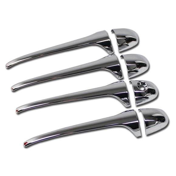 Beautost for Toyota Highlander 2014 2015 2016 2017 2018 2019 Door Handle Cover Trims Chrome ABS