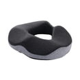 thumbnail image 2 of Cojín de asiento de espuma viscoelástica Yinane ergonómico suave portátil gris claro oscuro, 2 of 8