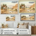 thumbnail image 4 of Designart "Ancient Egypt's Desert Charm I" Landscapes Framed Wall Art - Traditional Beige Egypt Bedroom Framed Canvas Wall Art, 4 of 6