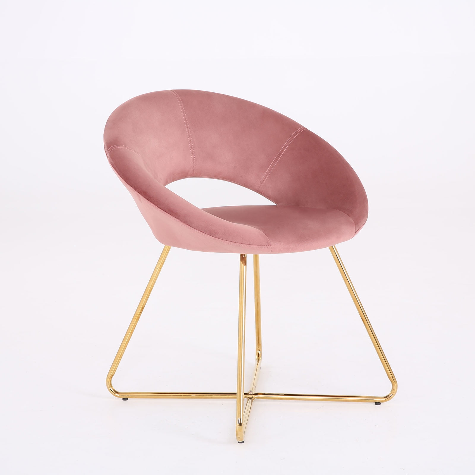 LEASEN Velvet Dining Chair, upholstered upholstered chair for dressing