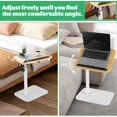 thumbnail image 5 of Sofa Tray Table for Couch, Swivel TV Tray, Adjustable Height Side Tables for Eating, 5 of 5