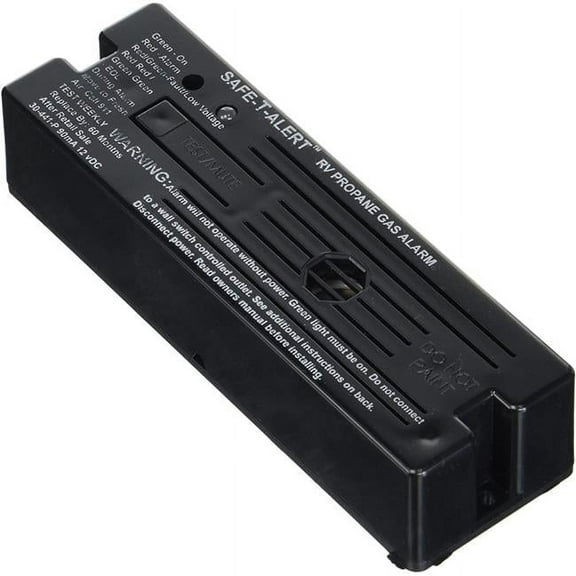 MTI Industries  Surface Mount 12V RV Propane Leak Detector, Black