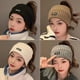 thumbnail image 2 of Women Winter Wide Headband Solid Color Knitted Warm Headwrap Girls Punk Elastic Sports Hair Bands for Hair Accessories, 2 of 4