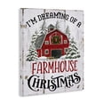 thumbnail image 3 of Stupell Industries Farmhouse Farmhouse Christmas Dreaming Canvas Art, 24 x 30, by Creatif Belle, 3 of 8