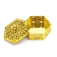 thumbnail image 3 of Holzlrgus 12 Pcs Wedding Favor Boxes Treasure Candy Boxes Plastic Candy Jars Candy Storage Boxes Gift Boxes for Wedding Baby Shower Christmas Birthday Party Decorating Ornament Container (Gold), 3 of 6