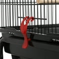 thumbnail image 6 of Renwick 41" Four Feeders Double-Door Metal Birdcage with Slide-Out Tray,  Black, 6 of 7