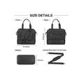 thumbnail image 3 of Maletas Bolsa De Gym Bolsillo Separado Para Viaje Xtellar negro, 3 of 4