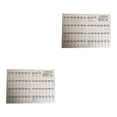 thumbnail image 2 of Eigraketly Piano Sticker Thin Keyboard Stickers Stave Glue Supplies Educational No Safety Note Accessories Instrument Training Workmanship Blanco negro 2piezas, 2 of 6