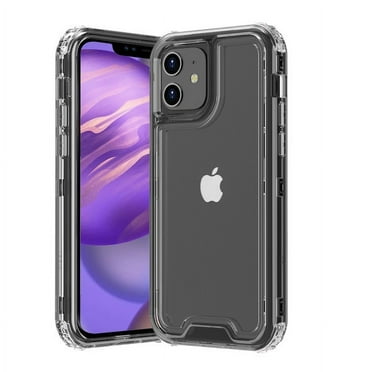 Apple iPhone 12 Mini /5.4" Case Hybrid Shockproof Bumper Hard PC TPU Rubber Silicone Protective Smoke Transparent Phone Cover for Apple iPhone 12 MINI