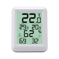 thumbnail image 1 of Mini termómetro higrómetro, monitor de temperatura y medidor de humedad, termómetro digital LCD para interiores, termómetro higrómetro °C/°F, con soporte trasero, para oficina en casa kaili Sencillez, 1 of 5