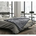 thumbnail image 4 of Avraham  Throw  Black  Polyester  50"x60"  Two  Tone  Shaggy, 4 of 8