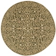thumbnail image 3 of Safavieh Chelsea Aragon Oriental Wool Area Rug, Light Green, 8' x 8' Round, 3 of 13